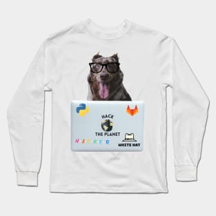 Hacker Dog Long Sleeve T-Shirt